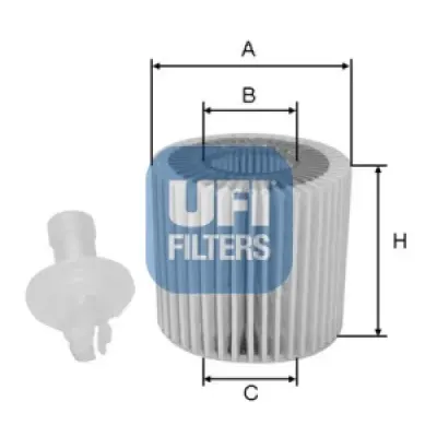 Filtru ulei UFI 25.116.00