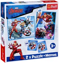 Puzzle Trefl 2 în 1 - Răzbunătorii