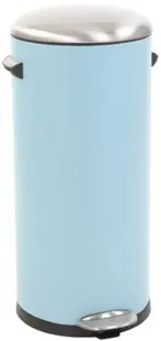 Coș de gunoi EKO Europe - Belle Deluxe, 30 L, albastru deschis