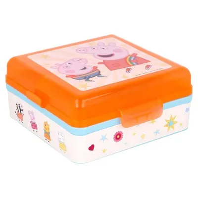 Peppa Pig-Cutie sandwich 3 compartimente