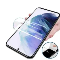 Folie Silicon 3D Self-Repair Clear Lemontti pentru Samsung Galaxy S21 FE, Transparenta