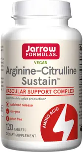 Arginine-Citrulline Sustain, 120 tablete, Jarrow Formulas