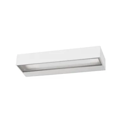 Aplica FUNGO Nisipiu Alb Aluminiu Sticla Diffuser LED 12 Wat 720Lm 3000K, 220-240 Volt 50Hz Beam 120 degrees -IP65