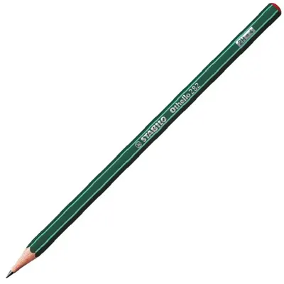 Creion grafit Stabilo Othello – 2Н, corp verde