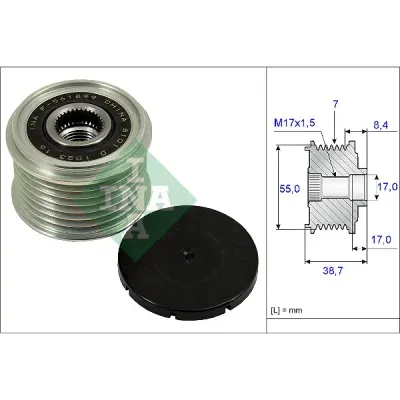 Sistem roata libera, generator INA 535 0239 10