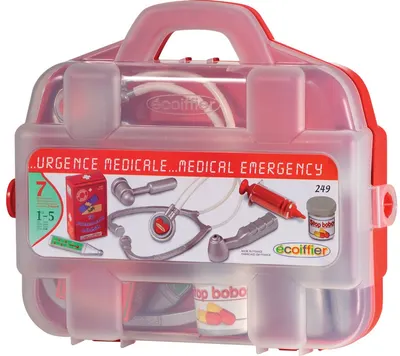 Set de joaca Ecoiffier - Trusa de doctor, 7 piese
