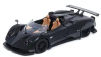 Metallică maşinuță Tayumo - Pagani Zonda HP Barchetta 2018, 1:36, neagră
