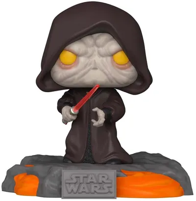 Figurina Funko POP! Deluxe: Movies - Star Wars - Darth Sidious (Glows in the Dark) (Special Edition) #519