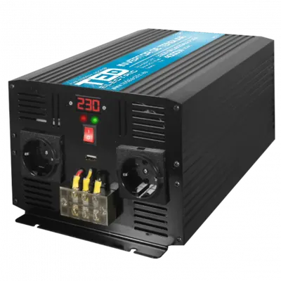 Invertor auto 12V 4000W Sinus Pur, TED