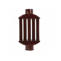 Recuperator de caldura emailat maro 120 mm, 120x500x0.4, pentru soba si semineu
