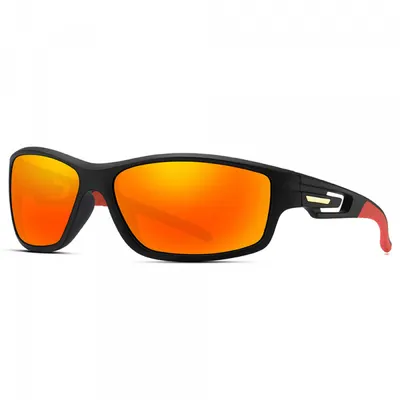 Ochelari De Ciclism Unisex Techsuit 201910, Polarizati, Negri Rosii