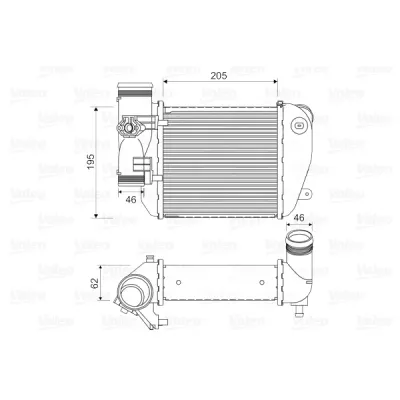 Intercooler, compresor VALEO 818653