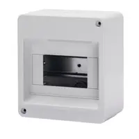 Enclosure Pre-Arranged Fpr Terminal Block - With Door - Walls With Perforation Center - 6 Module - Ip40