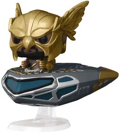 Figurină Funko POP! Rides: Black Adam - Hawkman in Cruiser #286