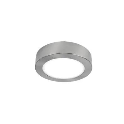Panou Led Rotund Montaj Aparent 21w 2700-3000k Satin Nichel