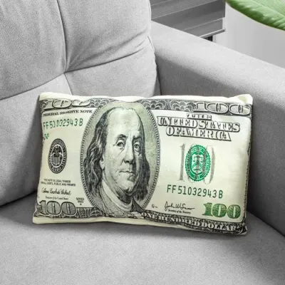 Perna Decorativa 100 Dolari , Viseaza ca un Milionar!