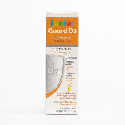 Junior Guard D3 500UI, 10ml, Evital