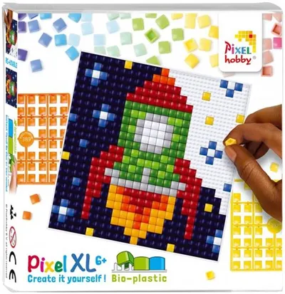 Set de pixeli creativ Pixelhobby - XL, Rachetă