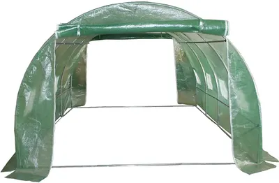 Seră tunel cu 2 uși Herly - 45437, 4 x 3 x 2 m, 8 ferestre