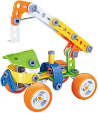 Set de constructie Hoogar - Macara, 98 piese