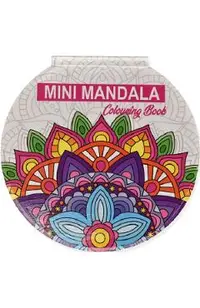 Mini mandala de colorat. Roz