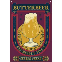 Wall Banner Harry Potter - Butterbeer 125 x 85 cm