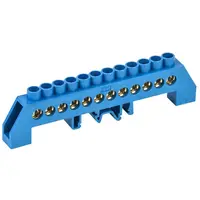 Neutral bus bars in combined DIN-Izolators of “Bearing” type SHNI-8x12-12-kS-S