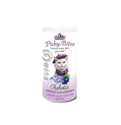 Pet, s Dessert Recompense Picky Bites Probiotics cu Iaurt si Afine