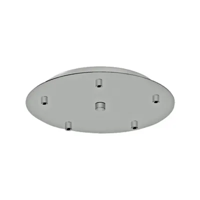 Canopy 5-fold, surface mounted dust-grey (RAL 7037)