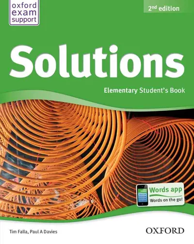 Solutions 2nd Edition Elementary: Student's Book