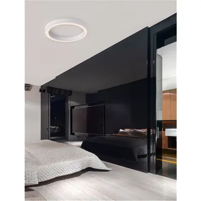 Plafoniera MORBIDO Nisipiu Alb Aluminiu & Acrylic LED 60 Wat 230 Volt 1900Lm 3000K-4000K IP20