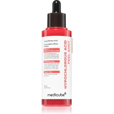 medicube Hypochlorous Acid Peel Shot ser exfoliant de netezire pentru pori dilatati 80 ml