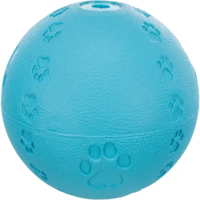 Trixie, jucărie minge câini, cu sunet, cauciuc natural Trixie, jucărie mingie câini, cu sunet, cauciuc natural, 9cm, multicolor