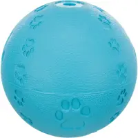 Trixie, jucărie minge câini, cu sunet, cauciuc natural Trixie, jucărie mingie câini, cu sunet, cauciuc natural, 9cm, multicolor