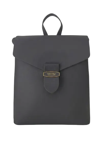 Rucsac din piele ecologica - Negru