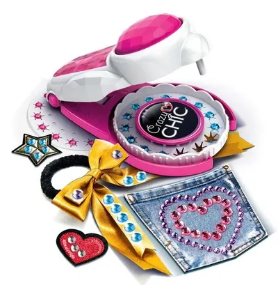 Set creativ Clementoni Masina de decorat Crazy Chic Strass Machine