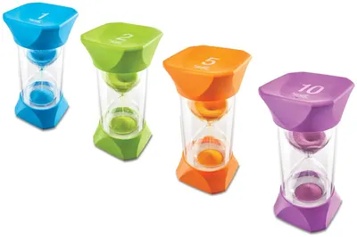 Set clepsidra pentru copii Learning Resources - 4 buc