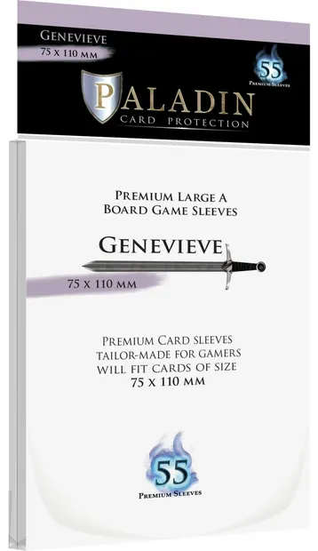 Protecții pentru carduri Paladin Card Protection - Genevieve, Large A, 75 x 110 mm (55 buc)