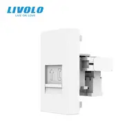 Modul priza telefon RJ11, 1M Alb