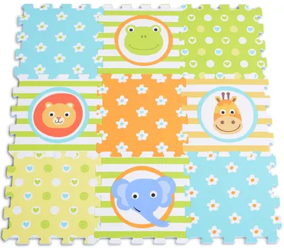 Puzzle moale pentru podea Moni, 9 piese