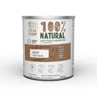 FRESH FARM Smooth, XS-XL, Vită, conservă hrană umedă câini, (pate), 800g