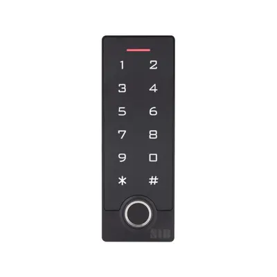 Cititor biometric standalone cu tastatura TF2EM-W-AS, EM 125 kHz, Card, PIN, Amprenta, 10000 utilizatori