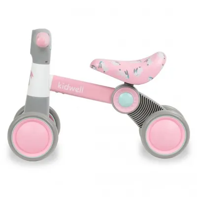 Ride-On pentru copii fara pedale Kidwell Petito Bunny,varsta 1-3 ani, greutatea maxima a copilului 20 kg, roti din spuma EVA, sa conturata, moale, din piele ecologica