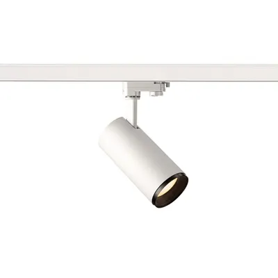 Iluminat decorativ pe sina, Melodii NUMINOS M, alb sistem 3 faze alb / negru lumina 3000K 36 °