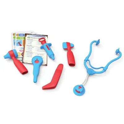 Setul micului doctor cu 9 accesorii din plastic reciclat