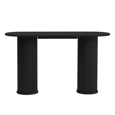 Masă consolă neagră 40x130 cm Nola – Unique Furniture