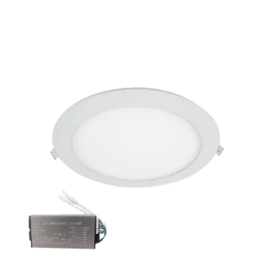 Panou Led Rotund 18w 4000k Ip44+kit Emergenta