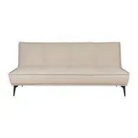 Canapea bej extensibilă cu tapițerie din țesătură bouclé 184 cm Cielke – White Label