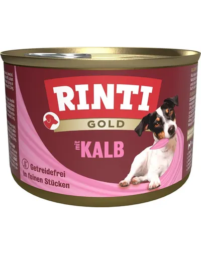 RINTI Gold Veal Mini vitel pentru rase mici de caini 185 g