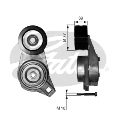 Intinzator curea, curea distributie GATES T38581